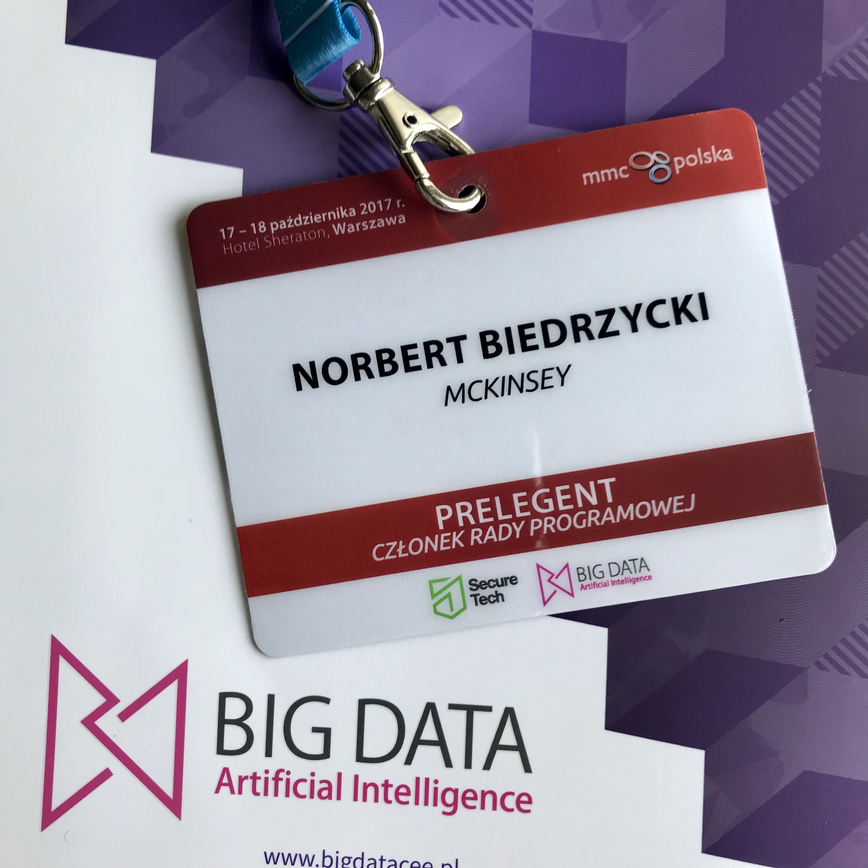 BigData AI conference Norbert Biedrzycki 2