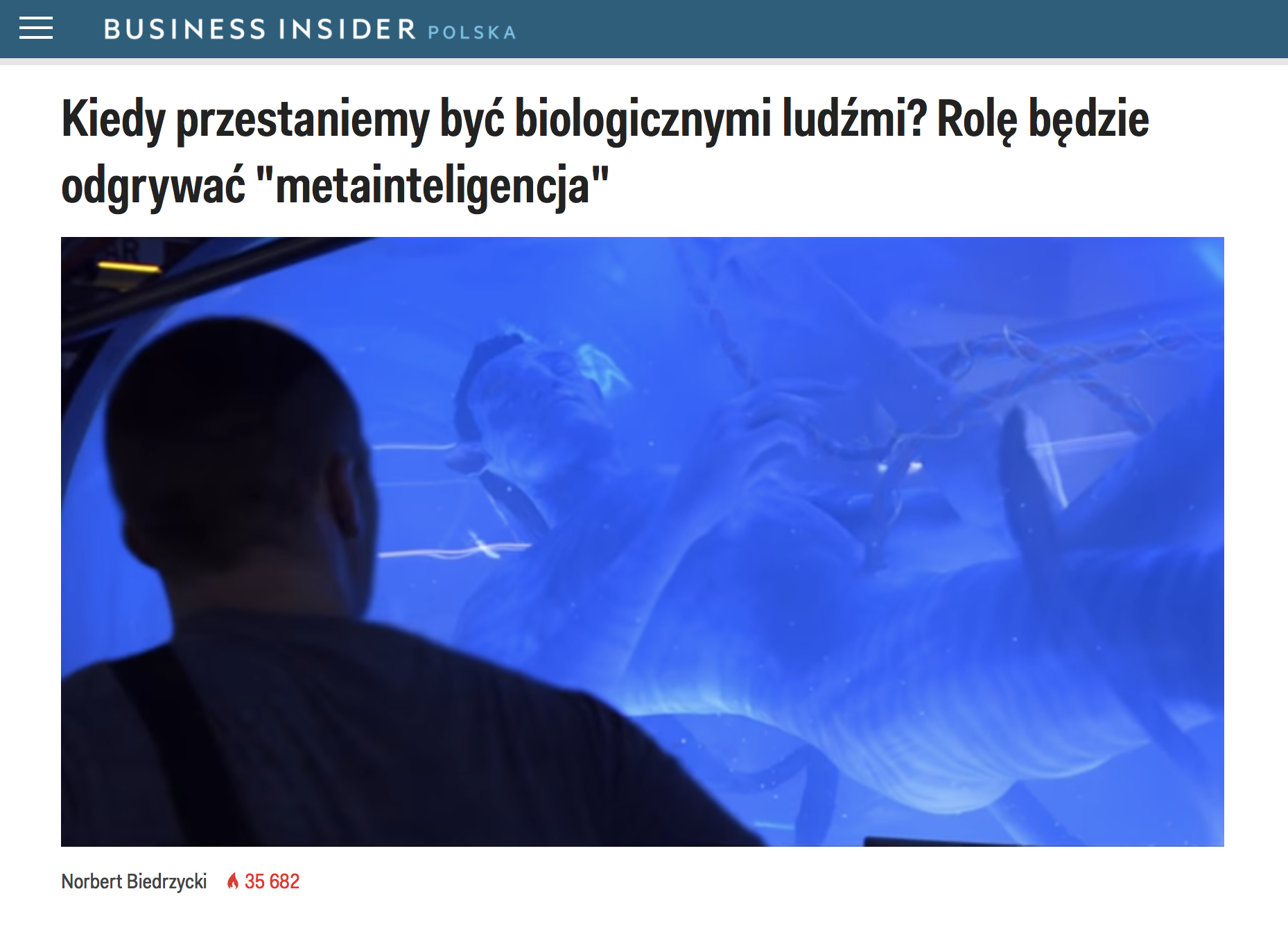 Norbert Biedrzycki Kiedy przestaniemy być biologicznymi ludźmi?