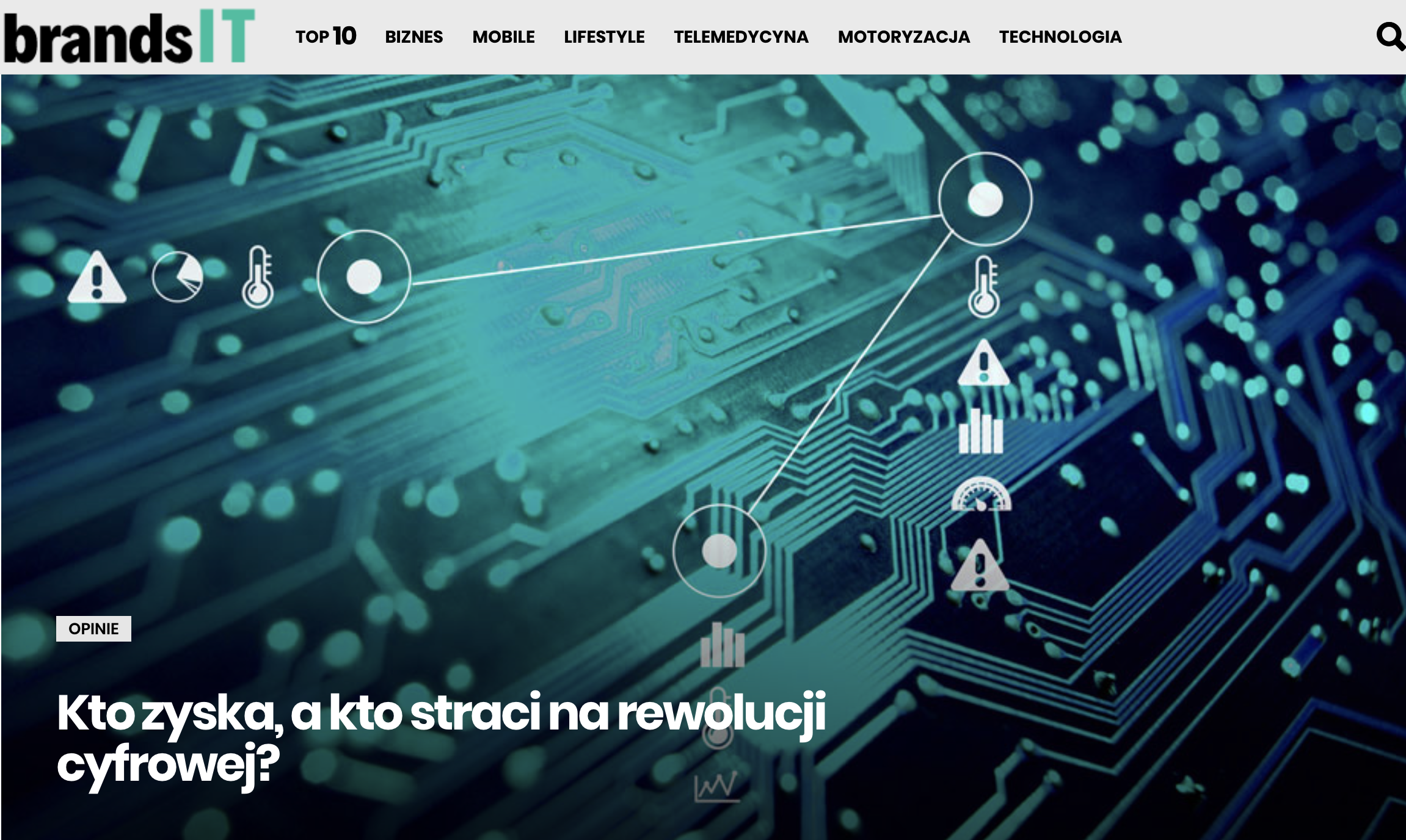 BrandsIT - Kto zyska, a kto straci na rewolucji cyfrowej Norbert Biedrzycki