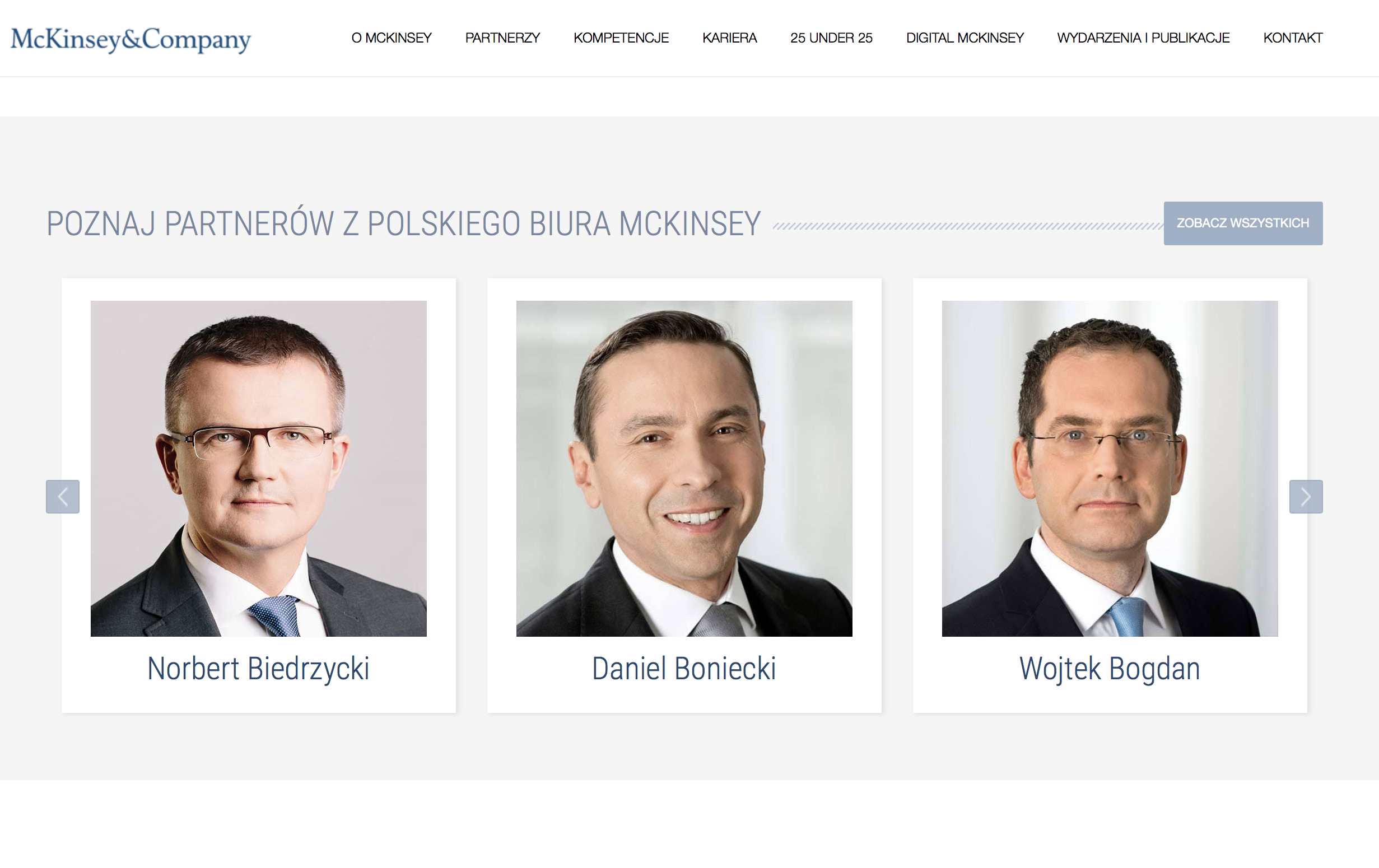 Norbert Biedrzycki McKinsey partners